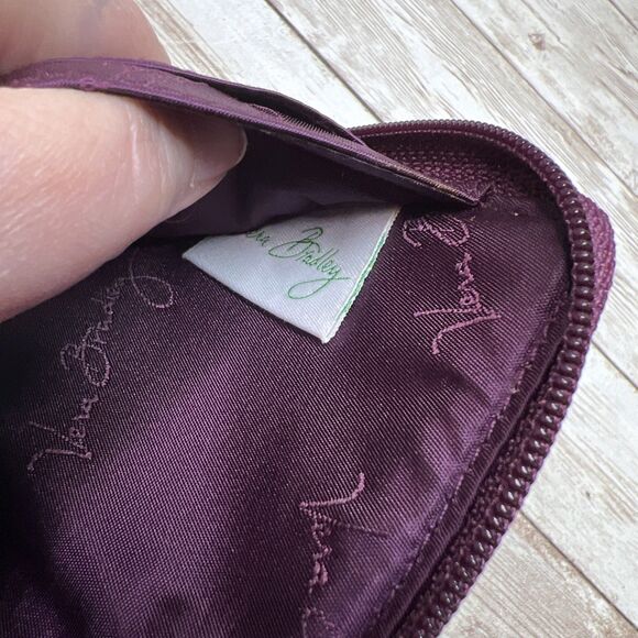 Vera Bradley Carry it All Wristlet RETIRED Safari Sunset Wallet 6" x 3.5" Purple - Picture 8 of 10